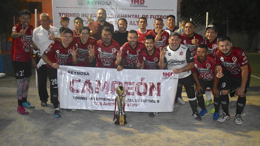 Premia Gobierno de Reynosa a los Ganadores del Torneo Interdepartamental de Fútbol