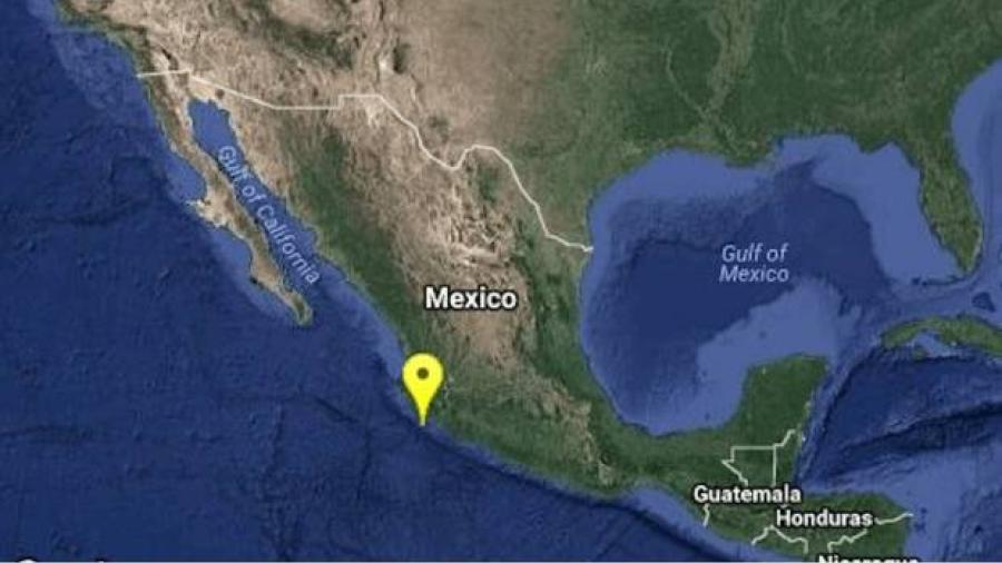 Se registra sismo de magnitud 4.3 en Manzanillo, Colima