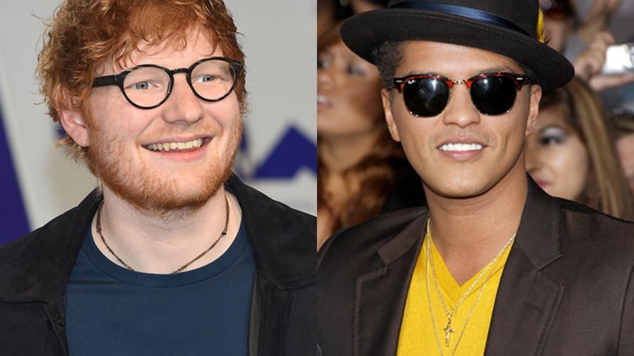 Ed Sheeran tendrá colaboración con Bruno Mars