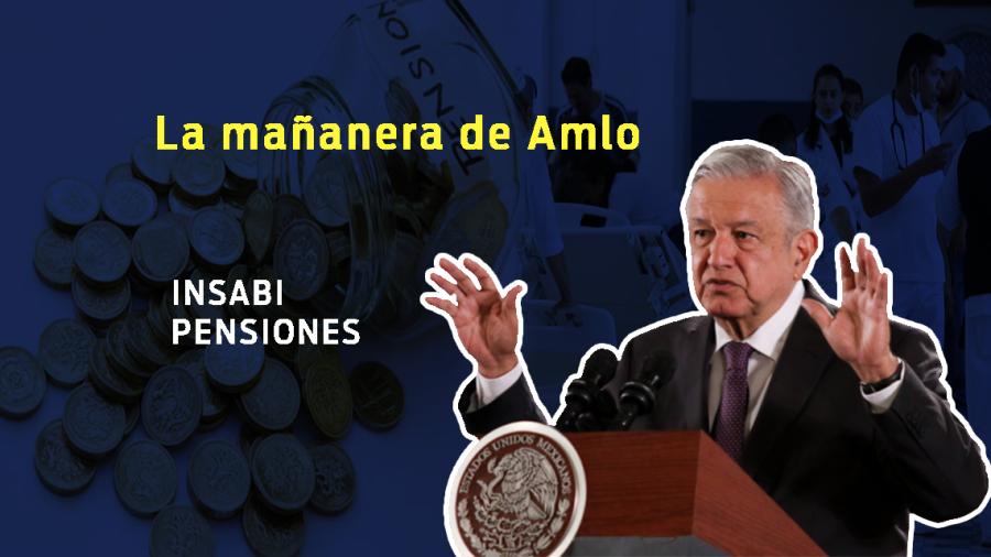 Insabi, pensiones, esto y más en conferencia matutina de Amlo