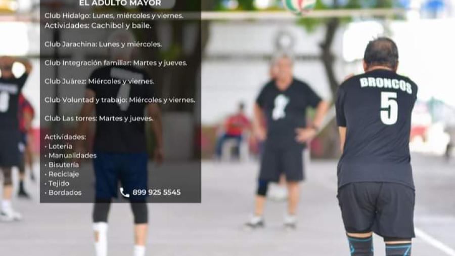 Invita DIF Reynosa a las personas adultas mayores a participar en actividades de las Casas Club