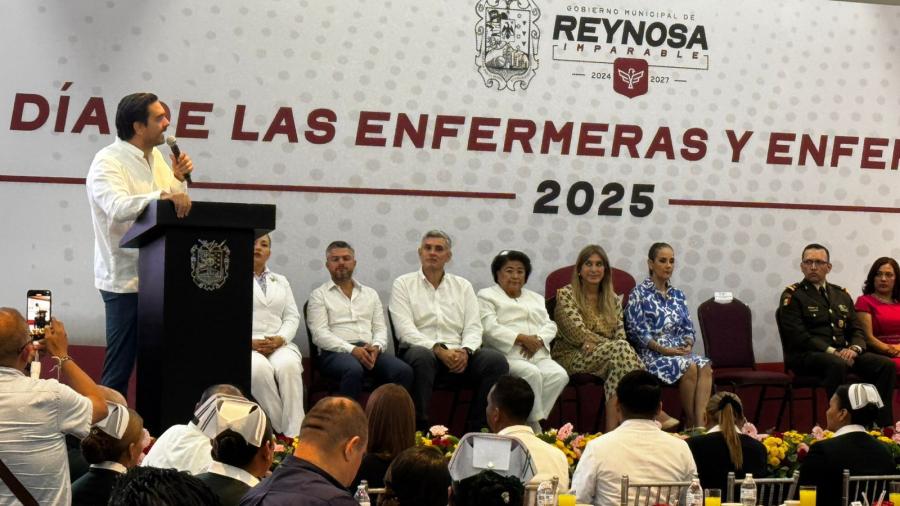 Reconoce alcalde labor de enfermería en Reynosa