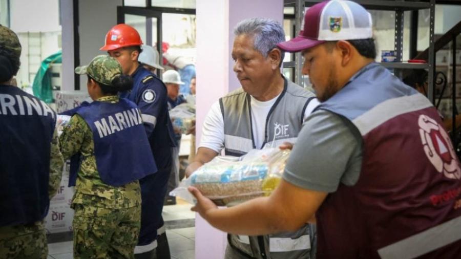 Se suma DIF Tamaulipas a la ayuda humanitaria en zonas afectadas por lluvias e inundaciones