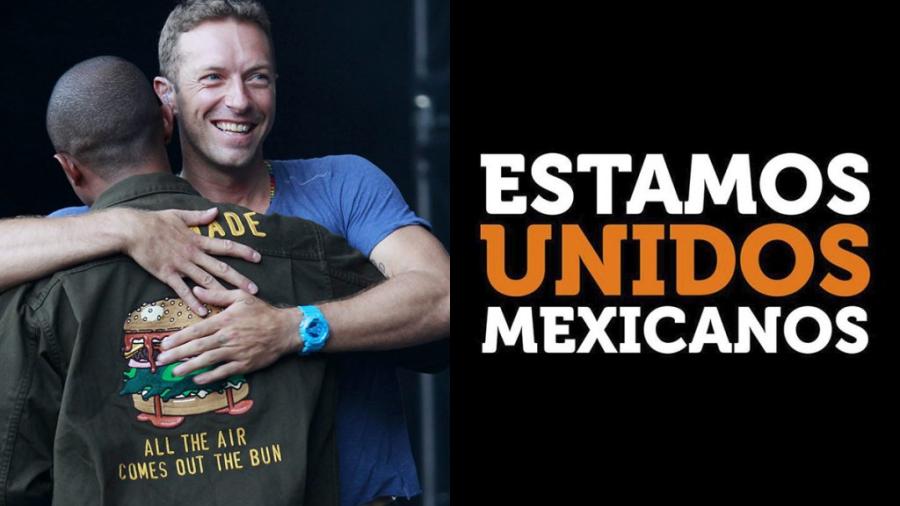 Coldplay se suma a Estamos Unidos Mexicanos