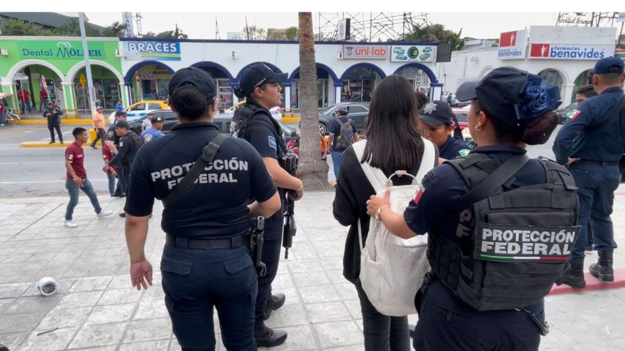 Implementan Operativo de Seguridad tras incidentes en el puente Reynosa-Hidalgo