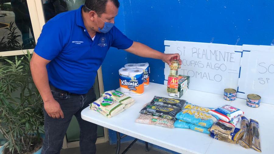 Coloca Tránsito de Reynosa punto de recolección de apoyos para ciudadanía