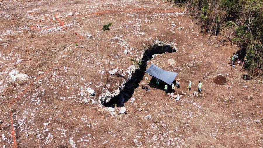 Encuentran caverna en Nueva ruta del tramo 5 del tren maya