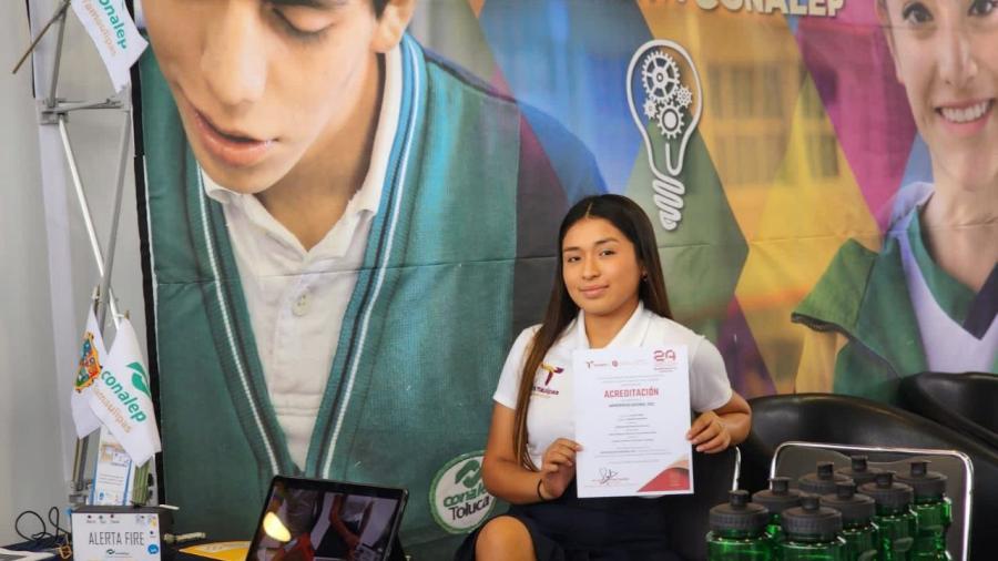 Participará ex alumna del CONALEP Tamaulipas en Feria Internacional de Ciencia en Colombia y Turquía