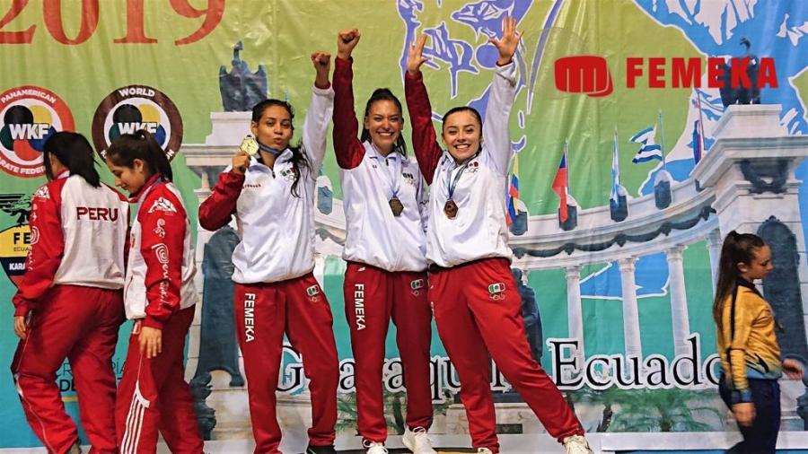 Dos medallas de oro y una de bronce para tamaulipecos en Panamericano de Karate