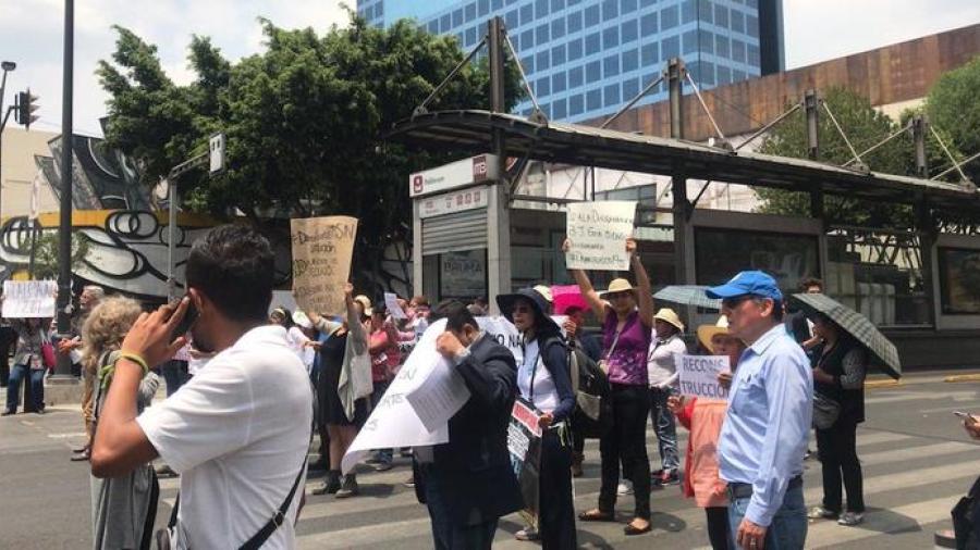 Damnificados del 19-S retiran bloqueo, tras 16 horas de protesta
