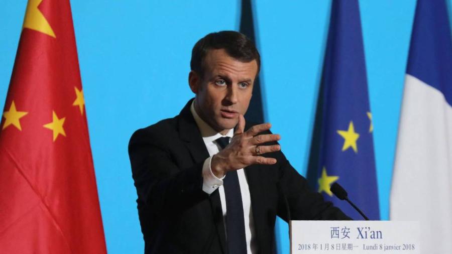 Propone Macron alianza climática y económica de Europa con China