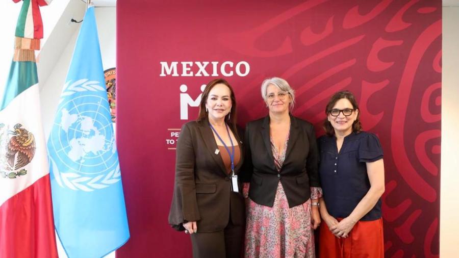 Posiciona Carmen Lilia Canturosas a Nuevo Laredo  como aliado estratégico de ONU mujeres en América Latina