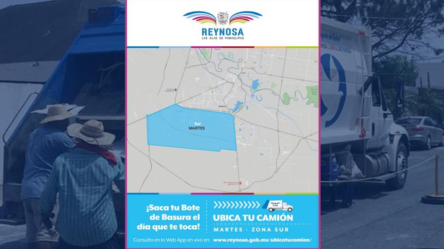 Recolección de basura en las colonias del Sector Sur de nuestra ciudad