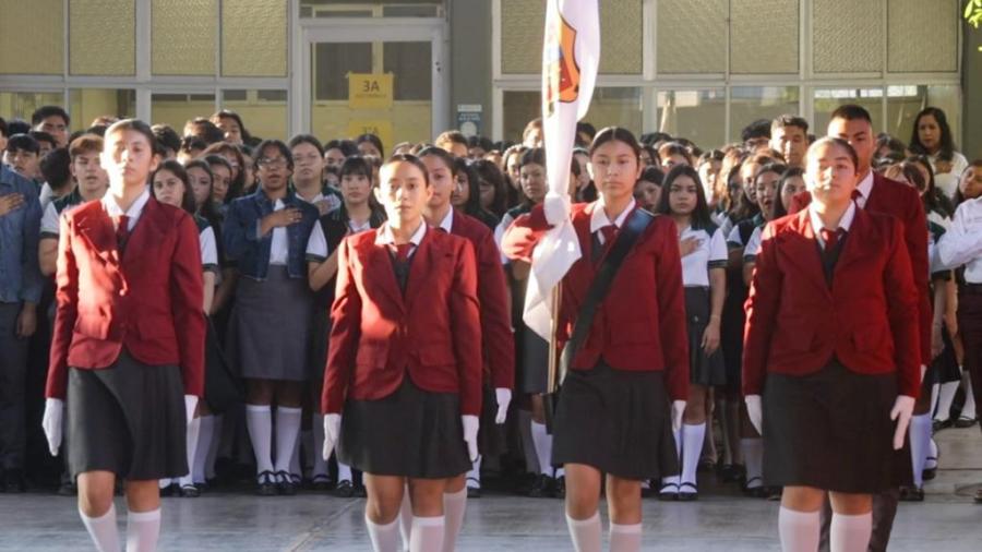 Participa Gobierno de Reynosa en inicio de Ciclo Escolar 2023-2024 del CETIS 71 