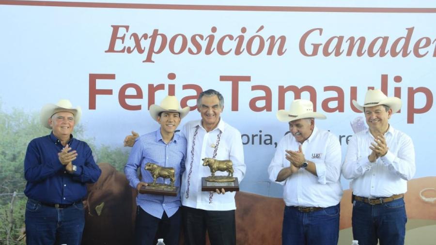 Inaugura Américo Villarreal exposición ganadera en la Feria Tamaulipas 2025