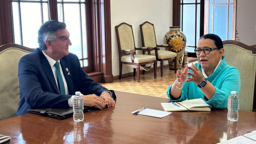 Fortalecer programas federales y seguridad en Tamaulipas, acuerda Américo con Rosa Icela y García Harfuch