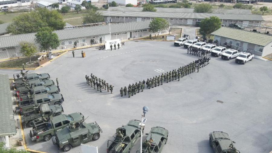 Arriban 300 elementos del Ejército para reforzar la Seguridad en Tamaulipas.