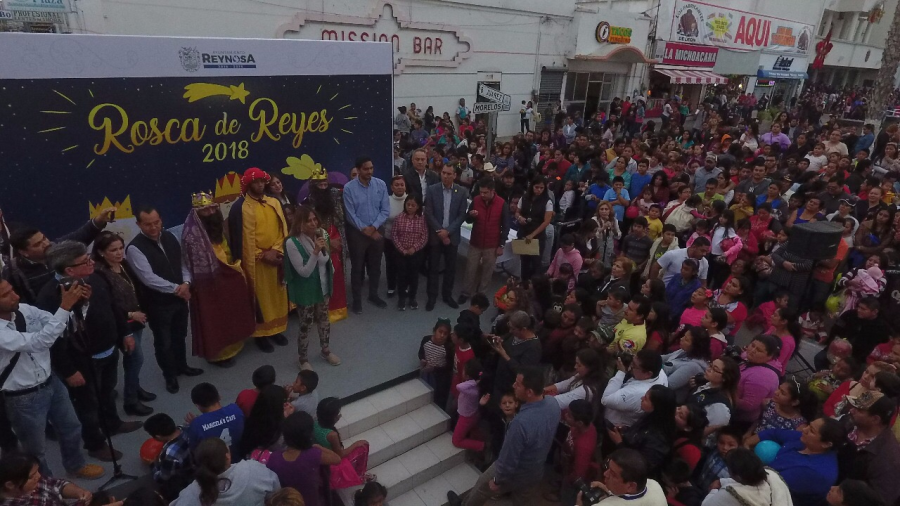 Comparten más de 3 mil personas Rosca de Reyes 2018