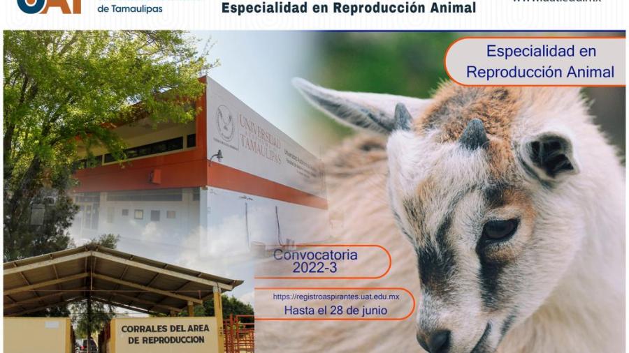 Ofrece UAT la Especialidad en Reproducción Animal