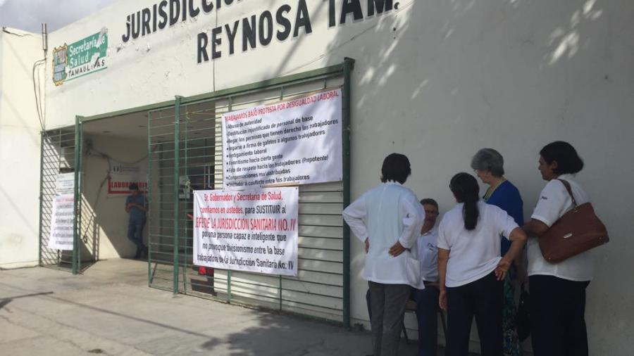 Sindicalizados piden destitución del Jefe de IV Jurisdicción Sanitaria