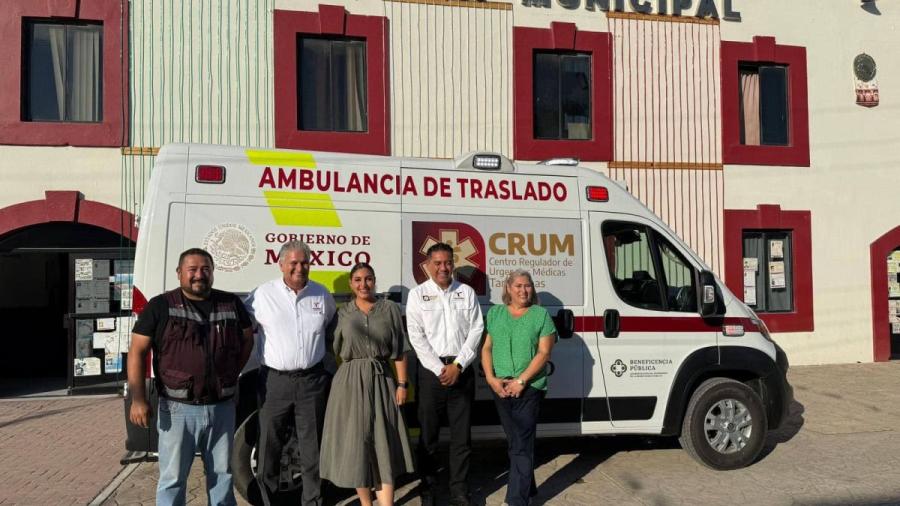 Amplía Salud red de ambulancias en Jiménez, Soto la Marina y Aldama
