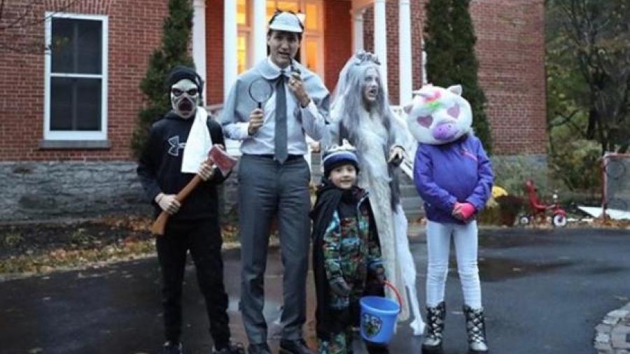 Así celebró Justin Trudeau Halloween