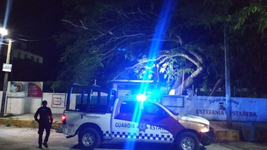 Realiza Guardia Estatal recorridos nocturnos en planteles educativos