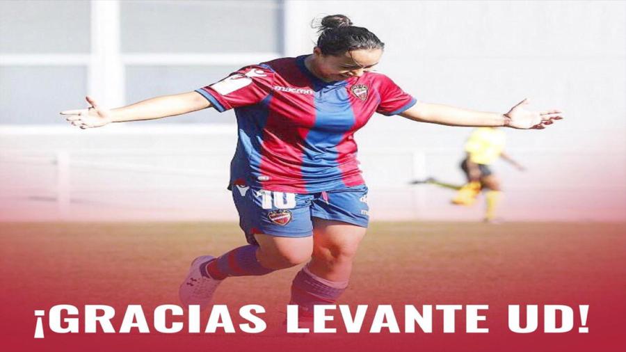 Charlyn Corral se despide del Levante