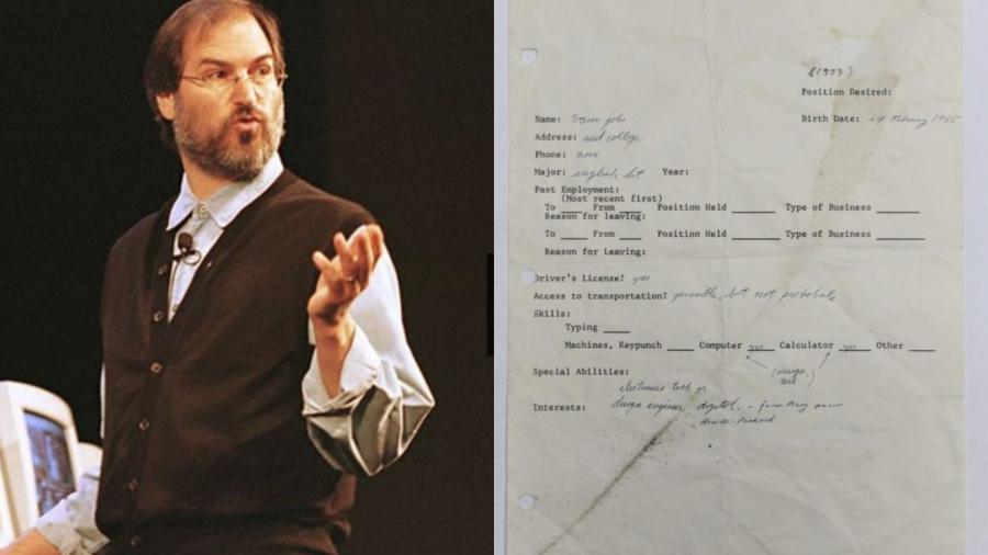 Subastan solicitud de empleo para Atari de Steve Jobs