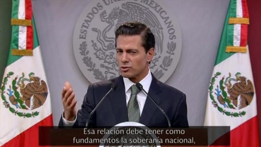 Manda EPN mensaje a la nación 