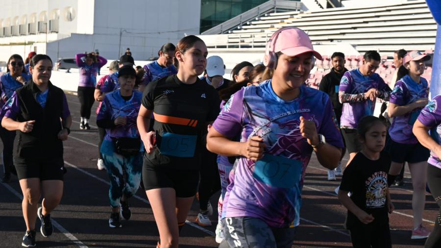 Carrera con causa 5K se realizó en el Polideportivo Reynosa
