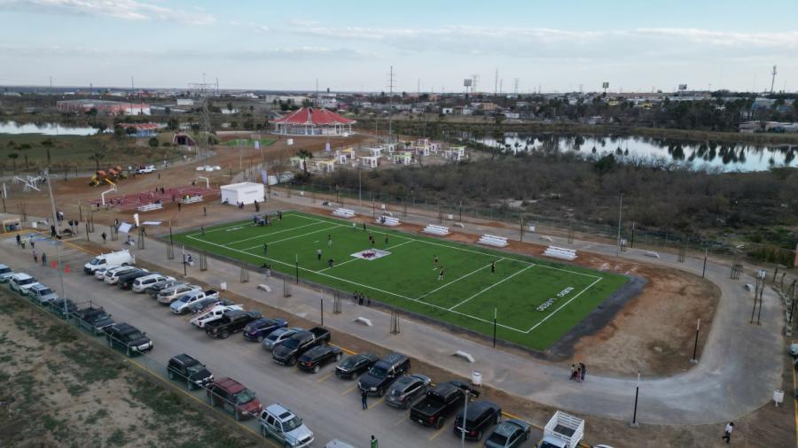 Entregan rehabilitación de área deportiva y recreativa del Laguito 