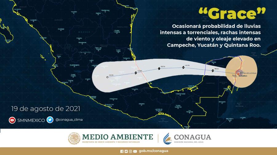 Se reduce amenaza de 'Grace' para Tamaulipas