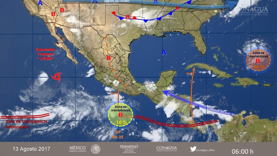 Rachas de viento y posibles tolvaneras para el norte del país