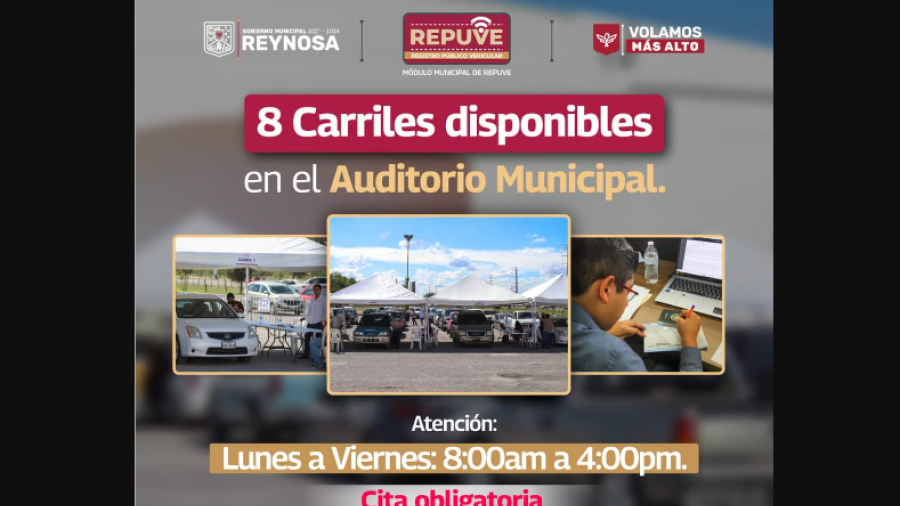 Incrementan a 8 carriles Módulo Repuve