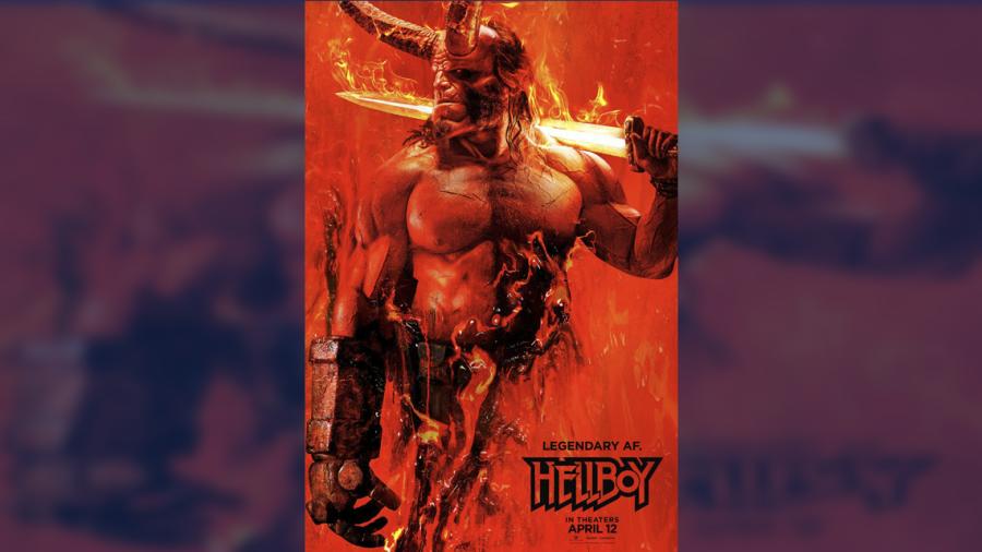 Este el póster de la nueva Hellboy