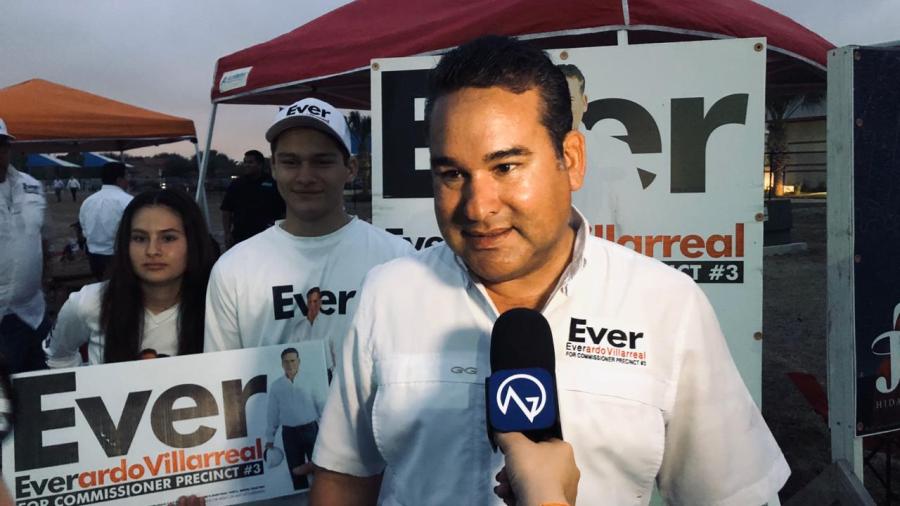 Everardo ‘Ever’ Villareal lidera reñidas votaciones en condado de Hidalgo