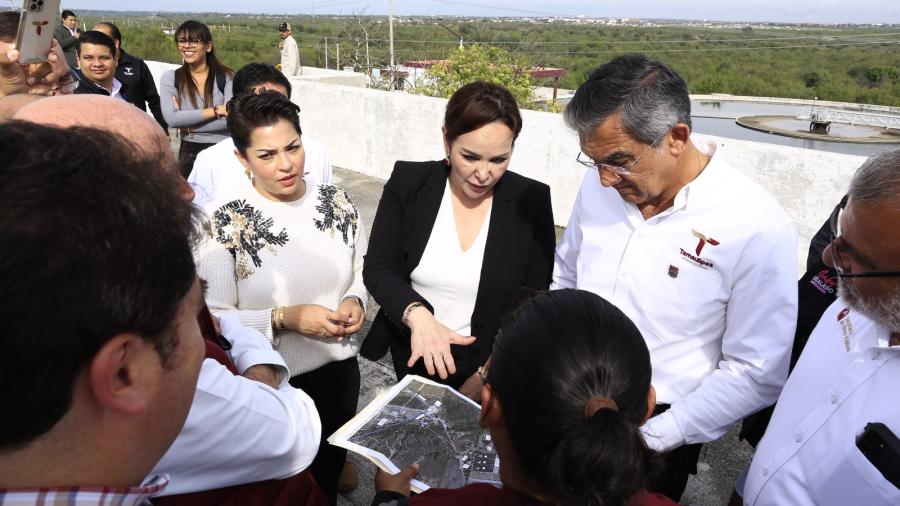 Inicia gobernador rehabilitación de Planta Tratadora de Aguas en Nuevo Laredo