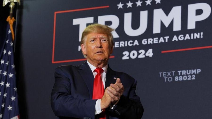 Donald Trump se burla de la candidatura de Joe Biden
