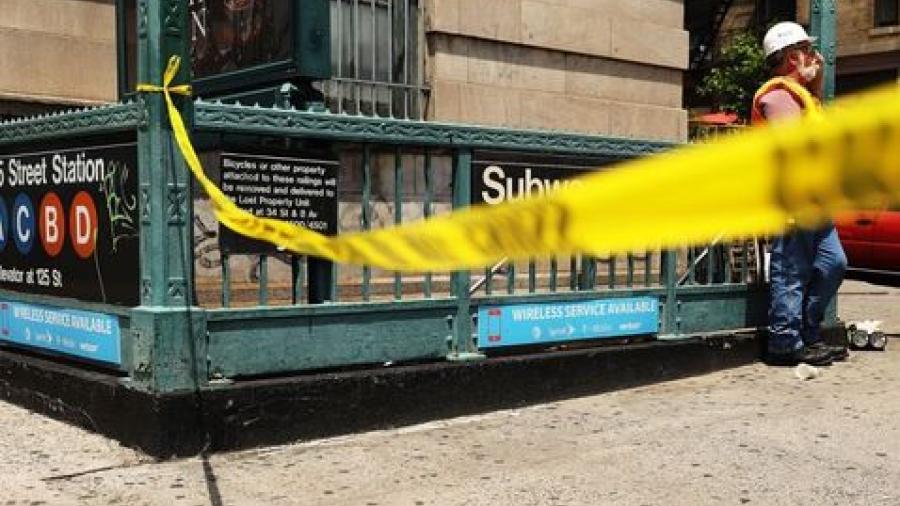 Deja lesionados descarrilamiento de metro en Nueva York
