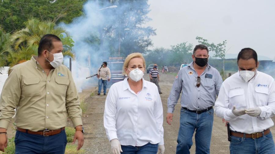 Refuerza labores de fumigación en Altamira