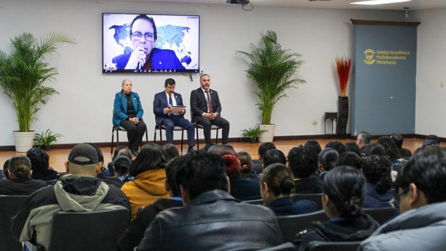 Rector de la UAT inaugura congreso especializado en estudios de frontera