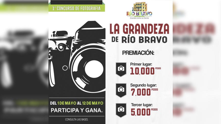 Invitan a participar al concurso de fotografía "LA GRANDEZA DE RÍO BRAVO" 