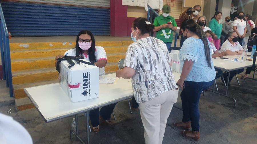 Sin complicaciones mayores y a la espera de los resultados, INE en Nuevo Laredo