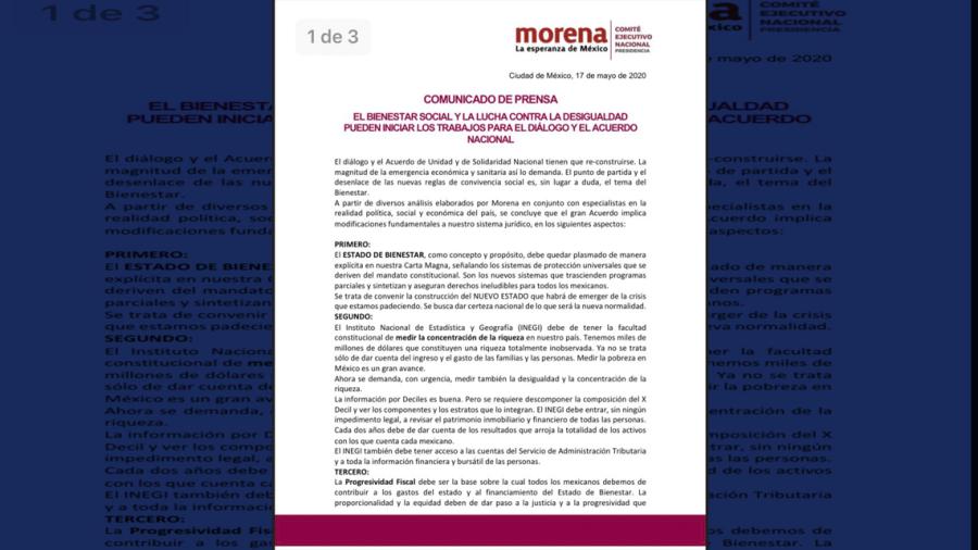 Morena propone a INEGI acceder a patrimonio y finanzas de los mexicanos