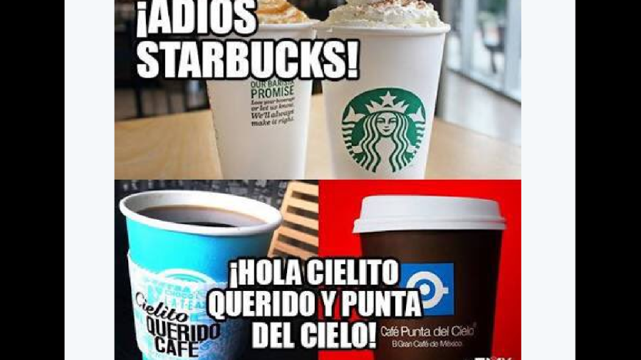 #AdiósAStarbucks así atacan tuiteros mexicanos a Trump