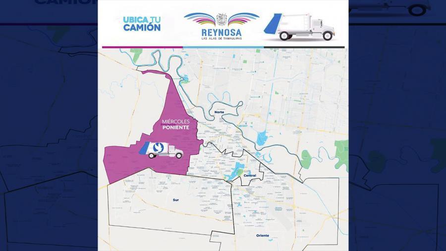 Recolección de basura en el Sector Poniente este miércoles