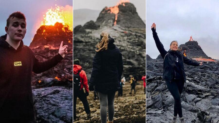 Venden volcán en erupción en Islandia 