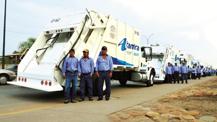 Inversión en camiones recolectores de basura