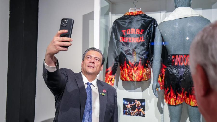 Exposición temporal José Sulaimán Chagnón, historia del boxeo, en Museo del Ferrocarril
